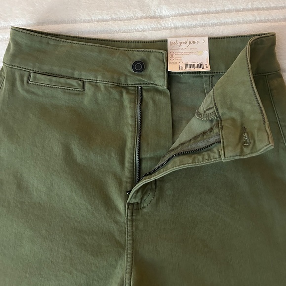 LC Lauren Conrad Olive Wide Leg Pants - Picture 6 of 12